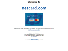 Tablet Screenshot of netcard.com
